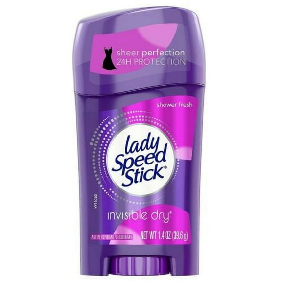Lady Speed Stick (5-Pack) Shower Fresh Invisible Dry, 1.4 oz. (Set of 5)