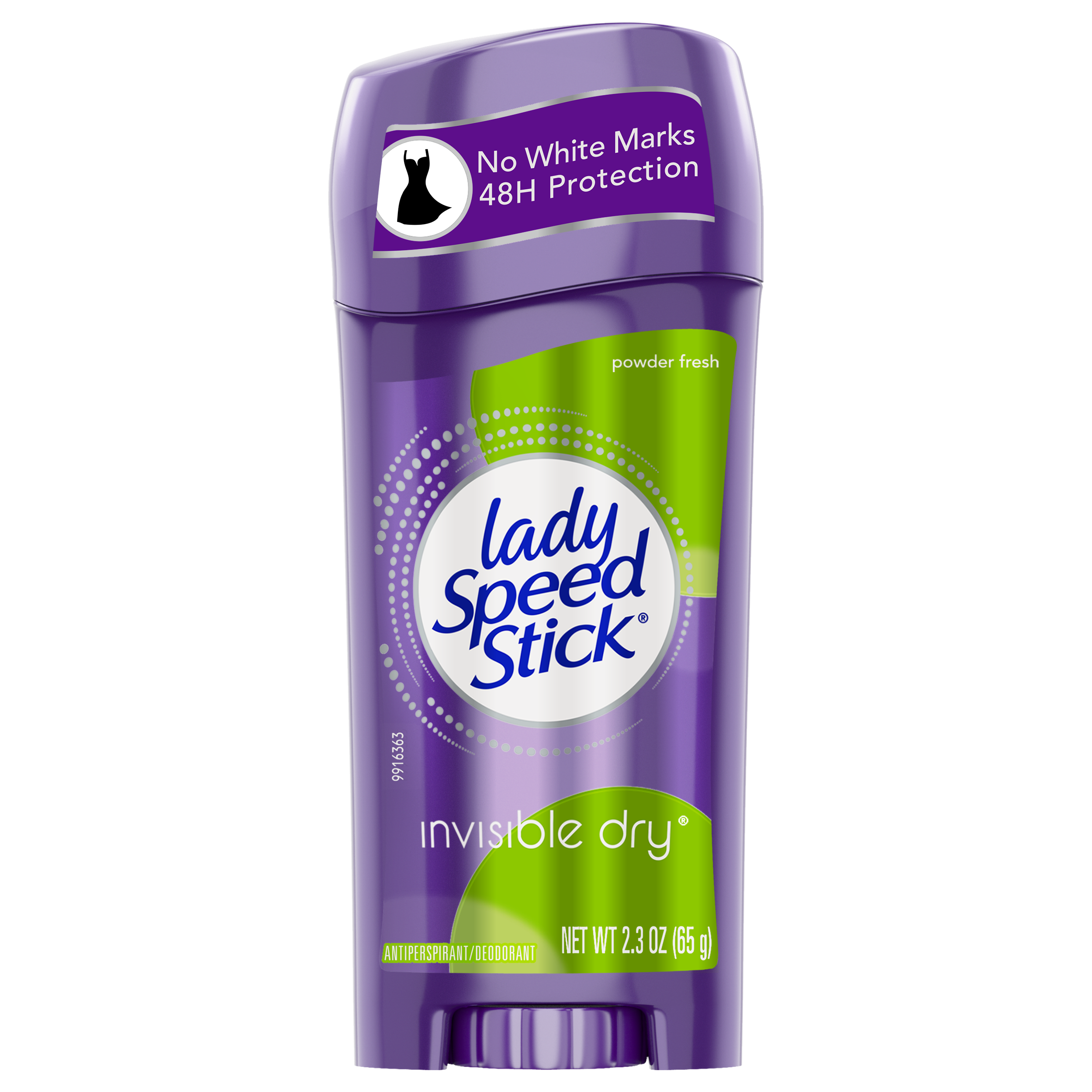 Lady Speed Stick Antiperspirant Deodorant Invisible Dry Powder Fresh, 2.30 oz - image 1 of 4