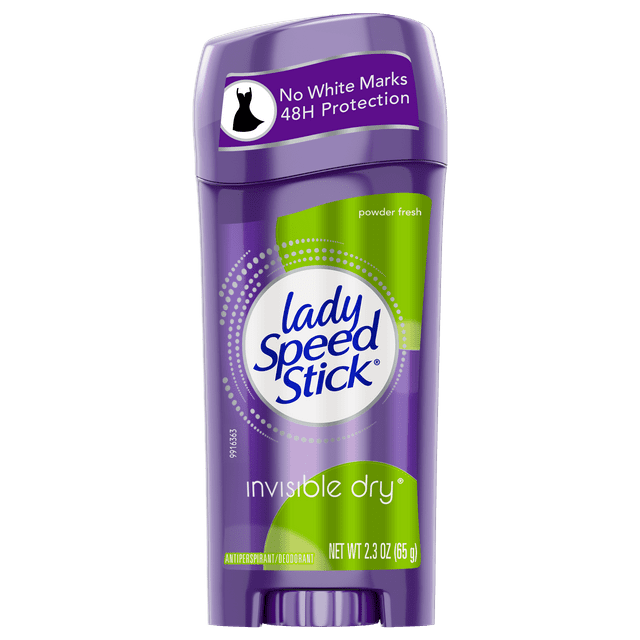 Lady Speed Stick Antiperspirant Deodorant Invisible Dry Powder Fresh, 2.30 oz