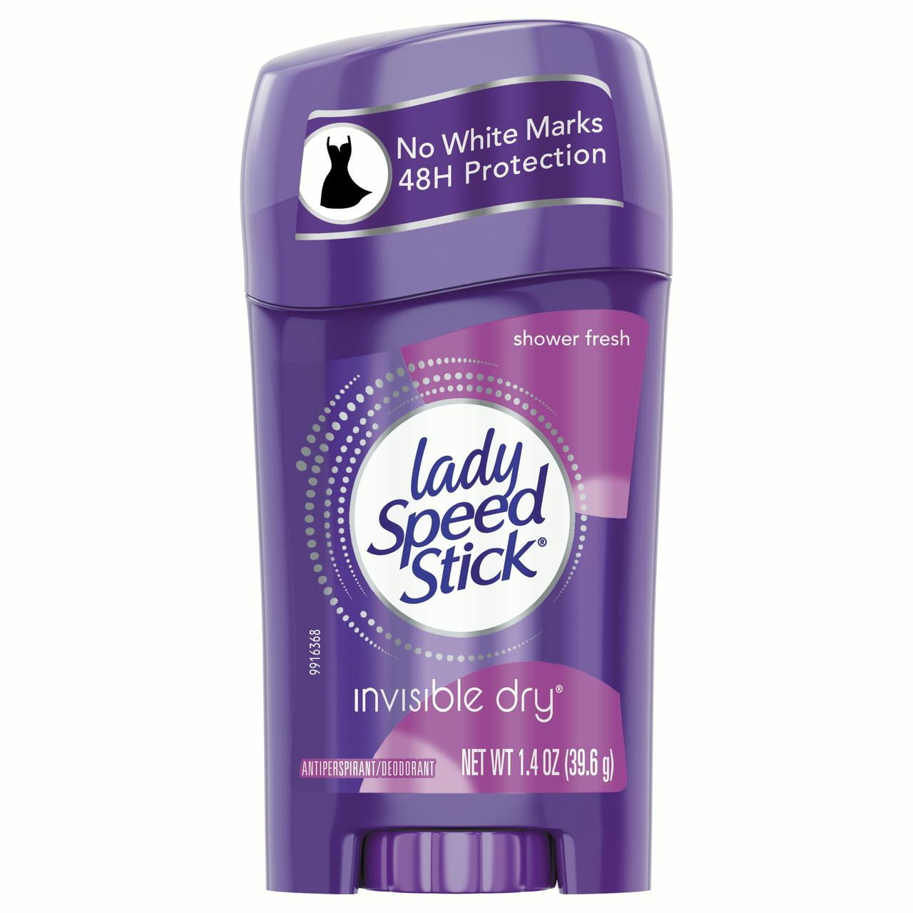 Lady Speed Stick Antiperspirant Deodorant Invisible Dry Shower Fresh 1.40 oz (Pack of 12)