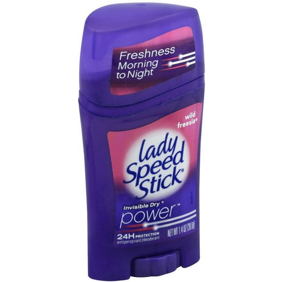 Lady Speed Stick Antiperspirant Deodorant Invisible Dry, Wild Freesia 1.40 oz