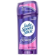 Lady Speed Stick Antiperspirant Deodorant, Invisible Dry, Wild Freesia 2.30 oz