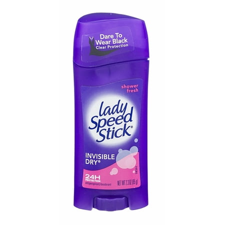 Lady Speed Stick Antiperspirant & Deordorant, Shower Fresh, 2. 3 oz, 4 Pack