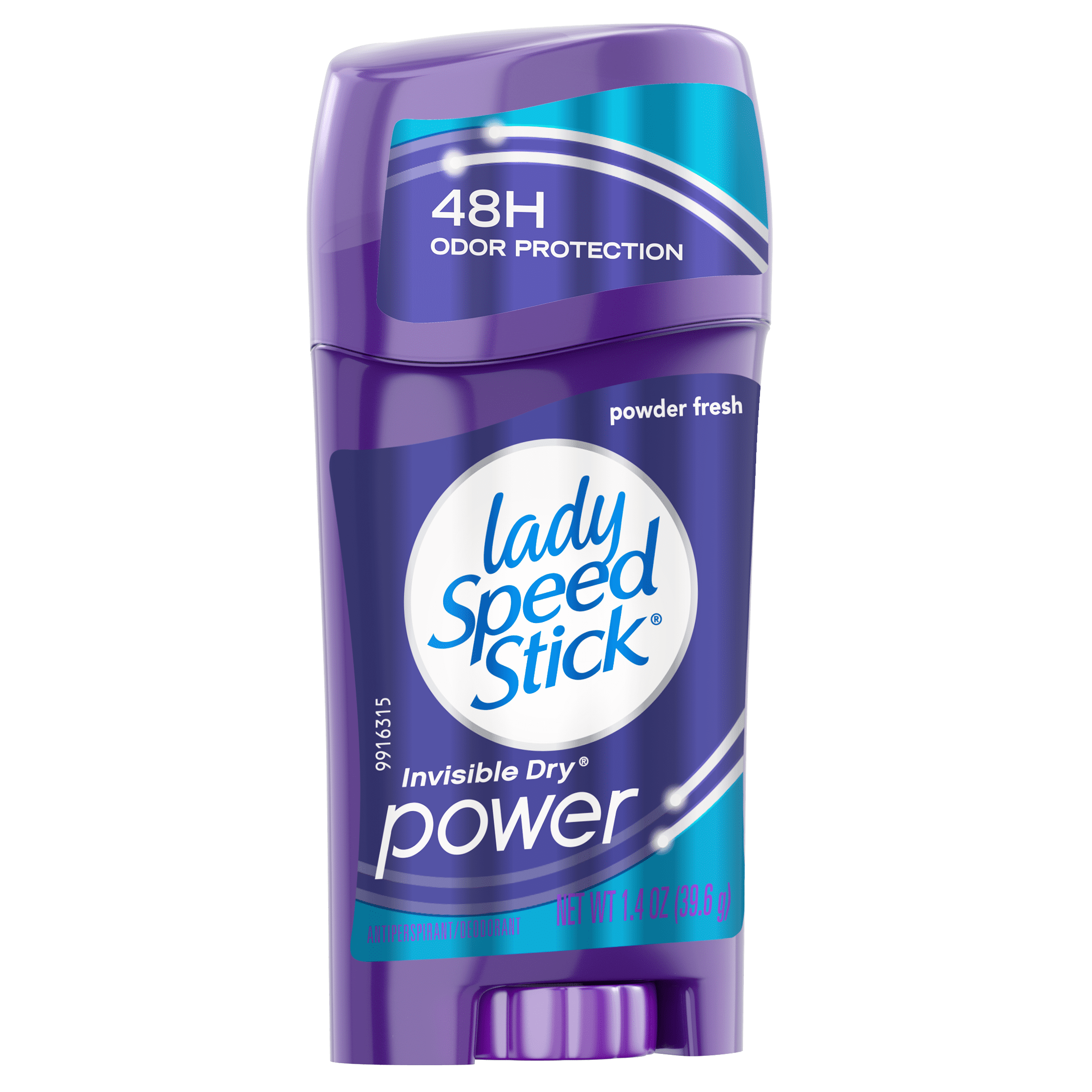 Lady Speed Stick Antiperspirant Female Deodorant, Powder Fresh, 1.4 oz