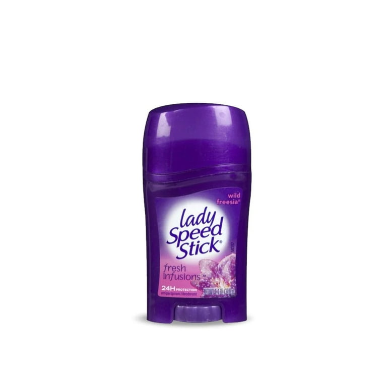 Lady Speed Stick Fresh Infusions, Female Deodorant, Wild Freesia, 1.4 oz