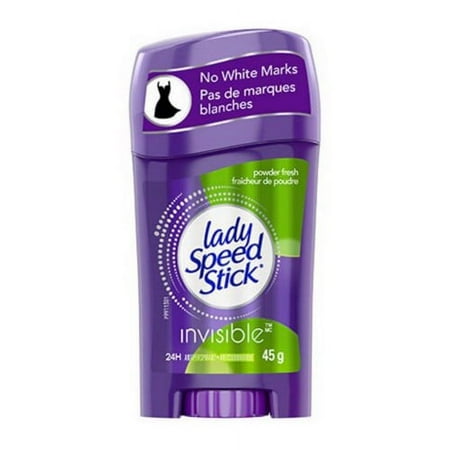 Lady Speed Stick Invisible Dry Antiperspirant And Deodorant Stick, Powder Fresh - 1.4 Oz, 6 Pack