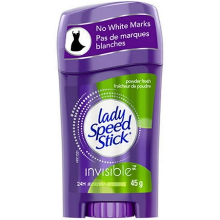 Lady Speed Stick Invisible Dry Antiperspirant Deodorant, Powder Fresh, 1.4 oz