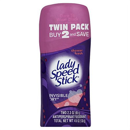 Lady Speed Stick, Invisible Dry Antiperspirant/Deodorant, Shower Fresh - (Pack of 16)