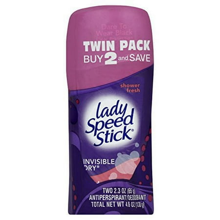 Lady Speed Stick, Invisible Dry Antiperspirant/Deodorant, Shower Fresh - (Pack of 32)