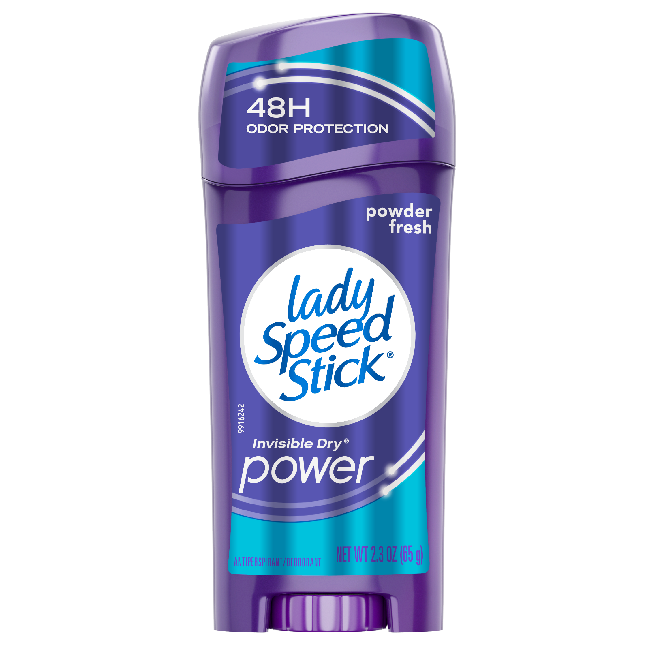 Lady Speed Stick, Invisible Dry Power Antiperspirant Female Deodorant, Powder Fresh, 2.3 oz - image 1 of 4