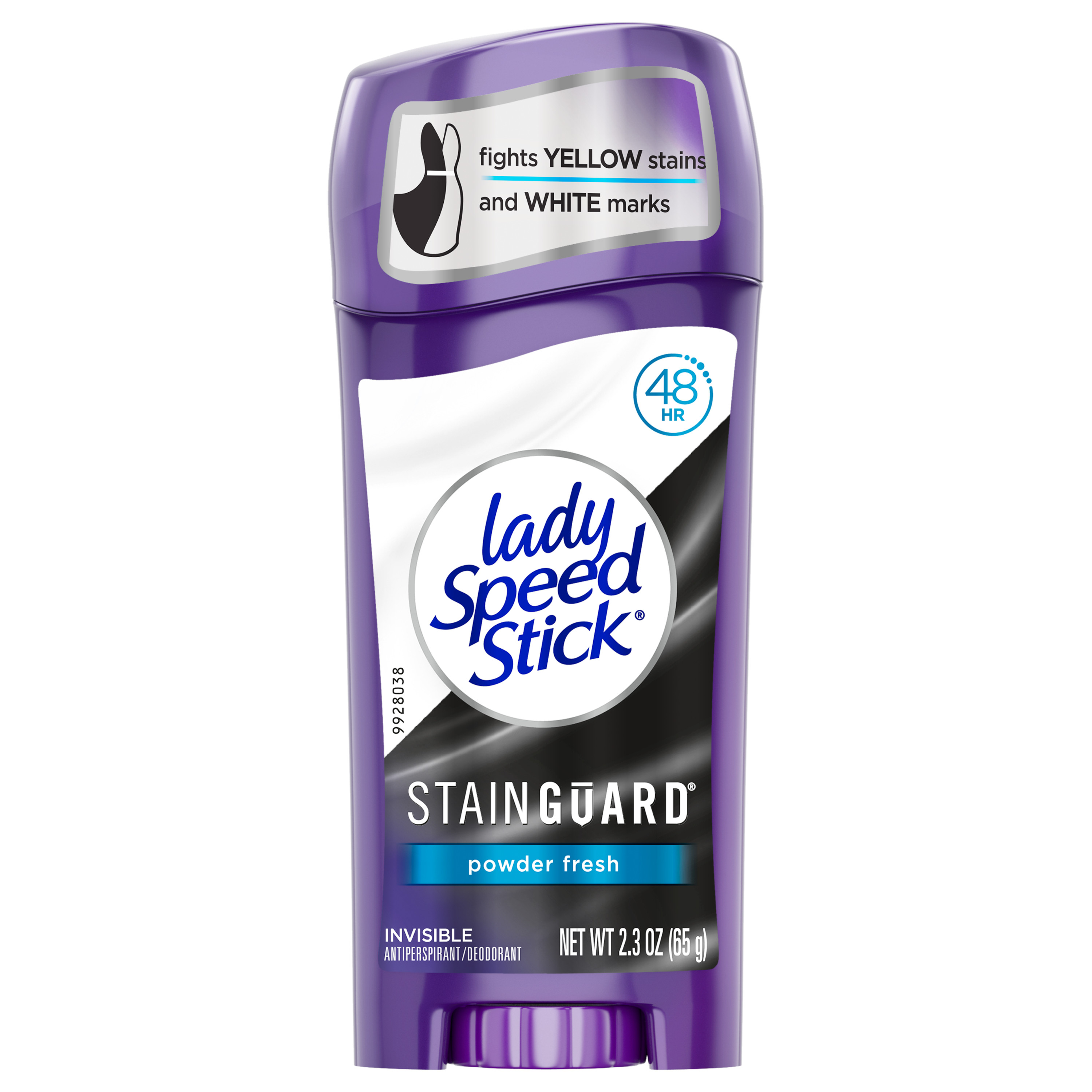 Lady Speed Stick Stainguard Antiperspirant Female Deodorant, Powder Fresh, 2.3 oz - image 1 of 3
