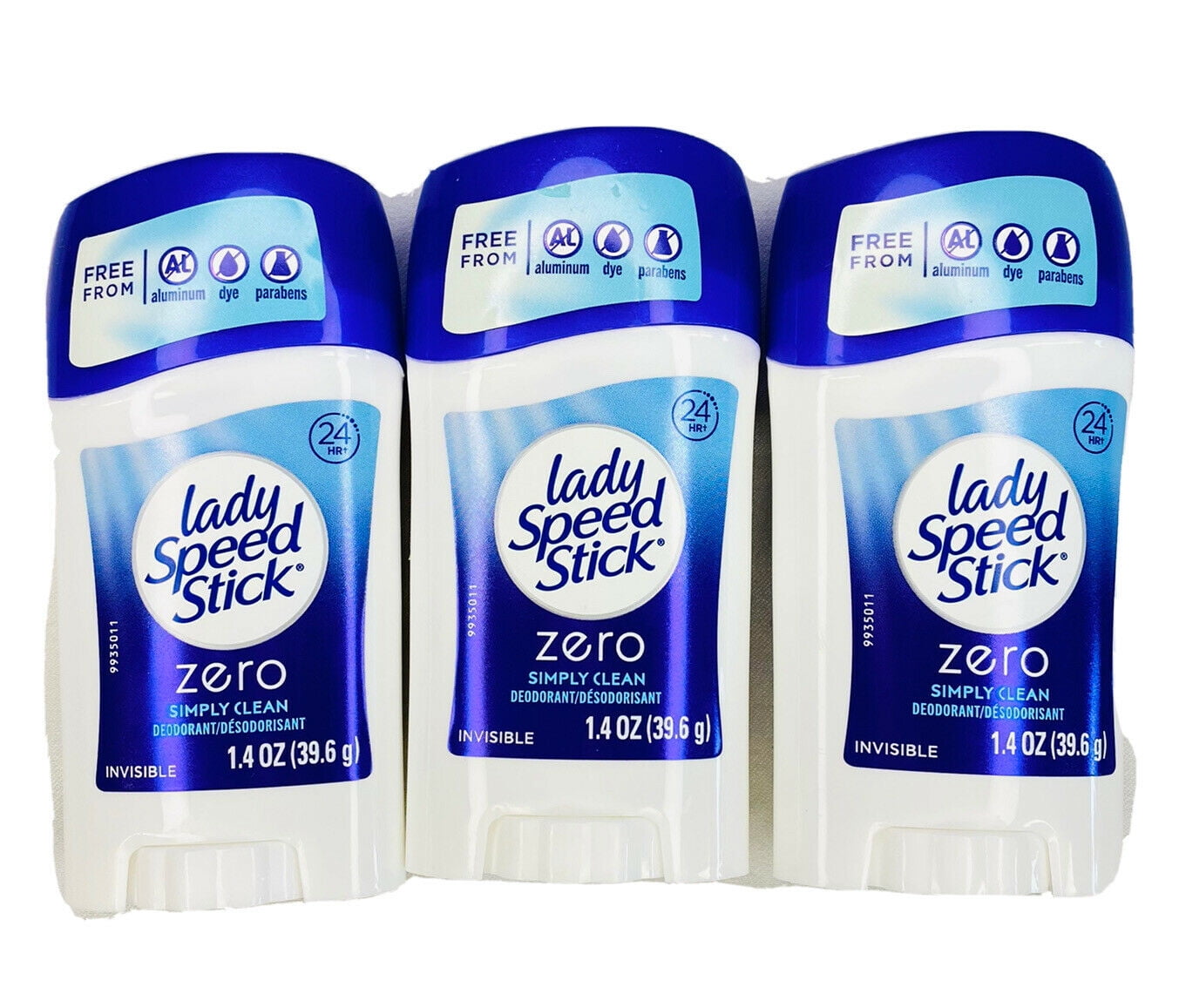 Lady Speed Stick ZERO Deodorant SIMPLY CLEAN Dye, Aluminum & Paraben