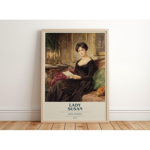 Lady Susan By Jane Austen Classic Literature Literary Art Poster ...