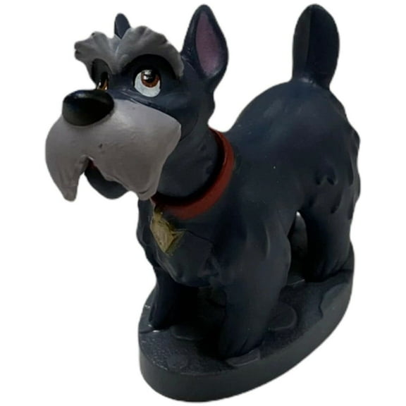 Lady & The Tramp Jock Pvc Cake Topper 3.5 Figure Figurine Rare Collect