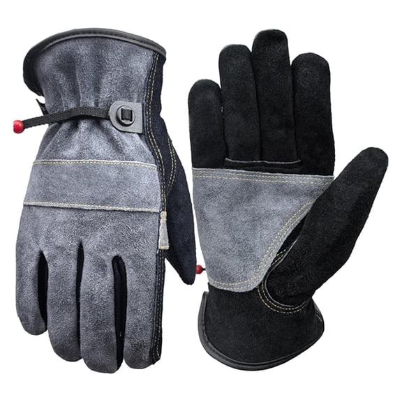 The Lady Uses Leather Work Gloves With A Cotton Inner That Is To Punctures. These Gardening Gloves Are Suitable For TIG/MIG Welding And Are Also Applicable For Cconstruction Work