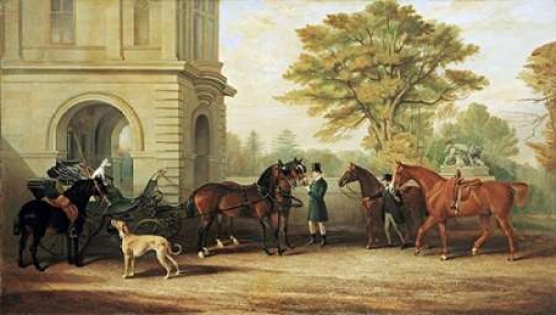 Lady Williams-Wynns Favourite Phaeton Canvas Art - Edward Lloyd (12 x 18)