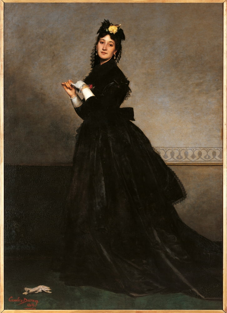 Lady With A Glove (Mrs Carolus Duran Canvas Art -  (24 x 36)