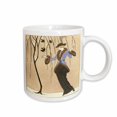 thumbnail image 1 of 3drose, Lady with Tree N Birds in Art Deco Design.jpg, 15oz Mug, 1 of 6