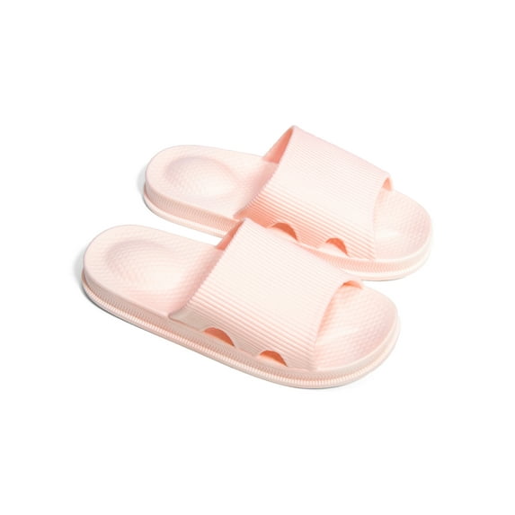 Lady Womans House Indoor & Outdoor Slippers Anti-Slip Massage Shower Spa Bath Pool Gym Slides Flip Flop Comfortable Soft Sandals Casual Shoes Light Weight EVA Slippers