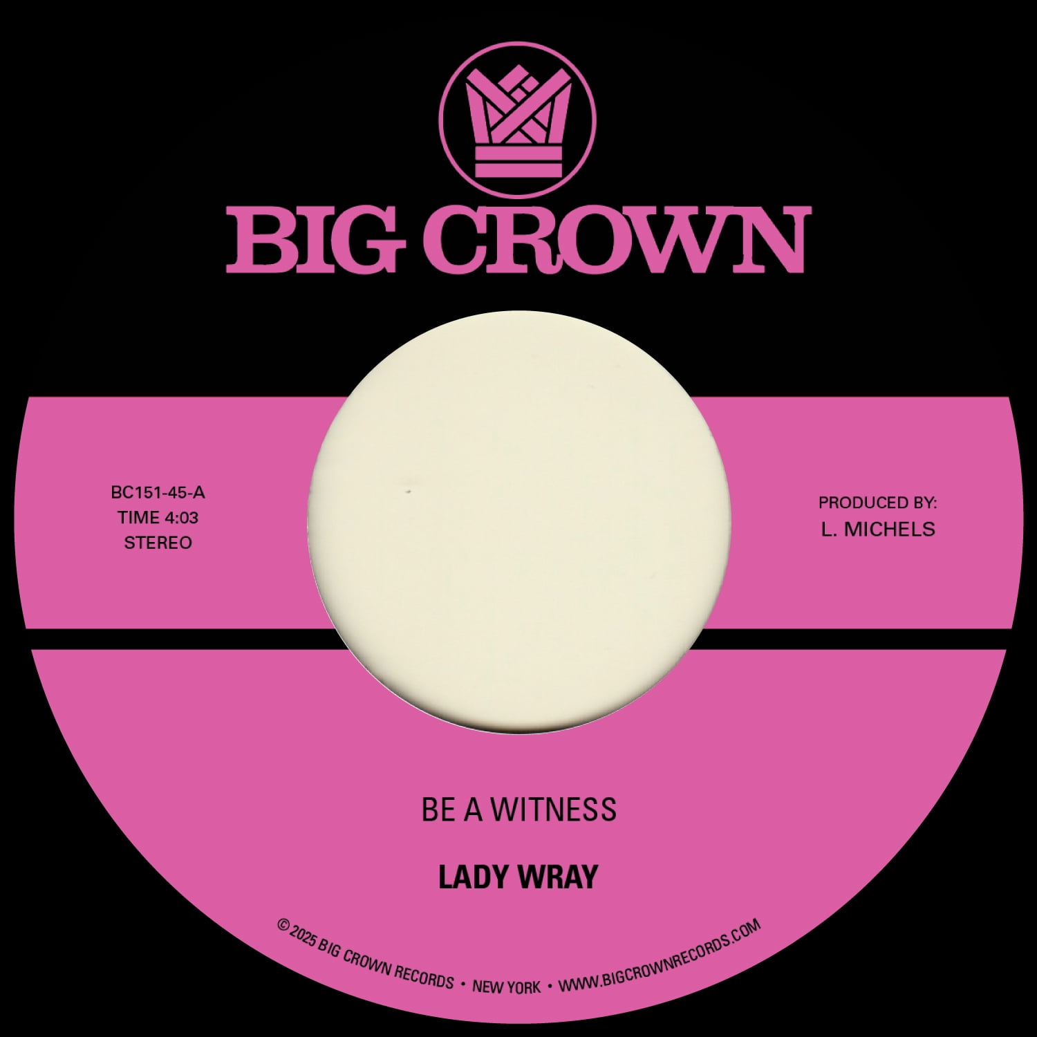 Lady Wray - Be a Witness B/W Best for Us - Music & Performance - Vinyl ...
