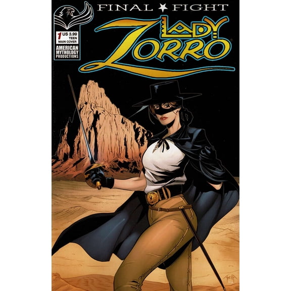 Lady Zorro: Final Flight #1 VF ; American Mythology Comic Book