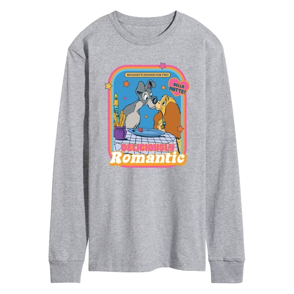Lady and the Tramp - Delicously Romantic - Men's Long Sleeve T-Shirt
