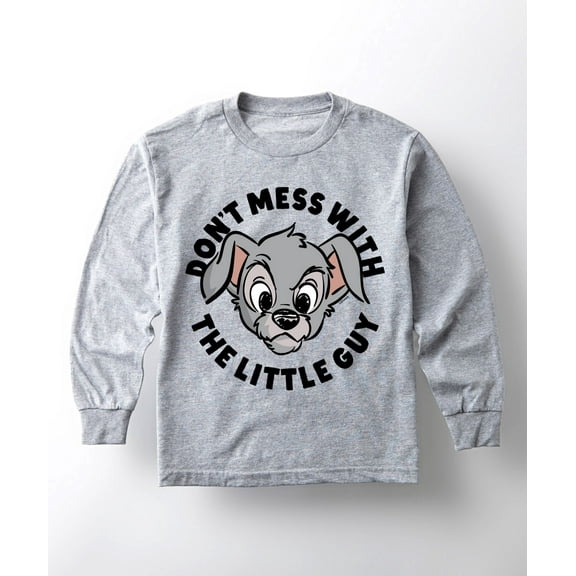 Lady and the Tramp - Don't Mess With The Little Guy - Toddler And Youth Long Sleeve Graphic T-Shirt