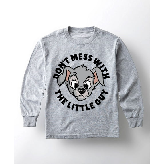 Lady and the Tramp - Don't Mess With The Little Guy - Toddler And Youth Long Sleeve Graphic T-Shirt