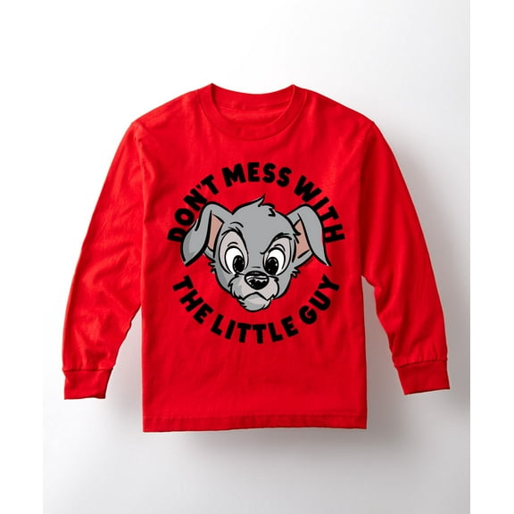 Lady and the Tramp - Don't Mess With The Little Guy - Toddler And Youth Long Sleeve Graphic T-Shirt