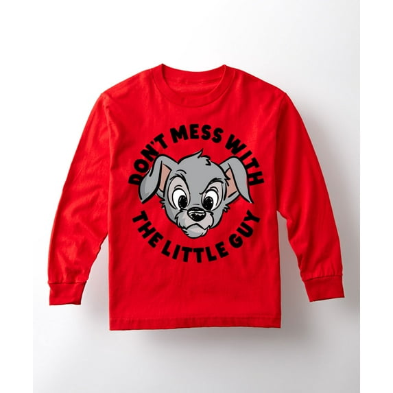 Lady and the Tramp - Don't Mess With The Little Guy - Toddler And Youth Long Sleeve Graphic T-Shirt