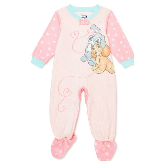 Lady and the Tramp Exclusive Baby Toddler Blanket Sleeper, Sizes 12M-5T