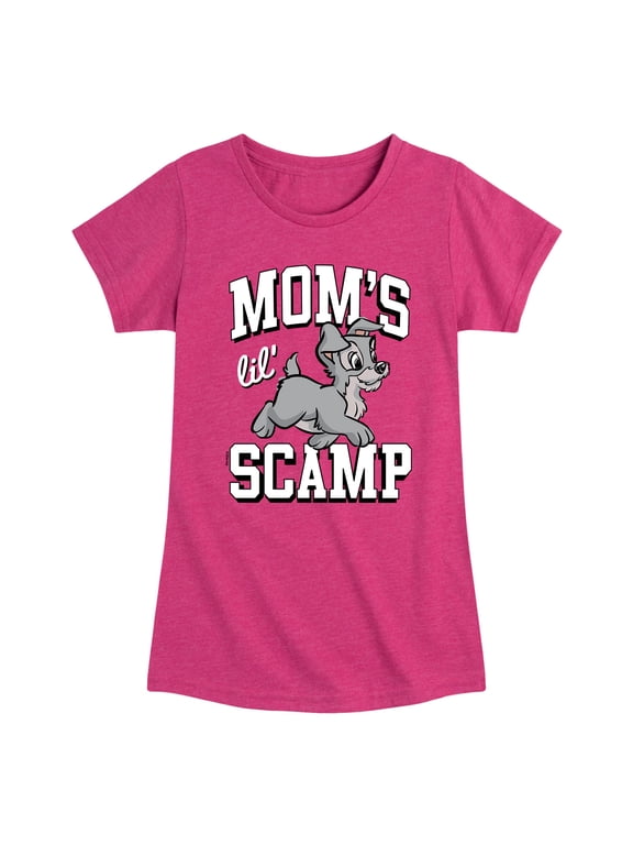 - Moms Lil Scamp - Toddler And Youth Girls Short Sleeve Graphic T-Shirt