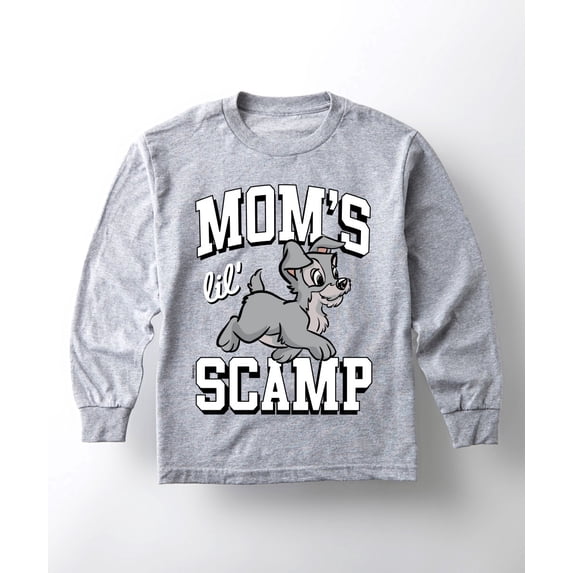 Lady and the Tramp - Moms Lil Scamp - Toddler And Youth Long Sleeve Graphic T-Shirt