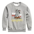 thumbnail image 1 of Lady and the Tramp - You Had Me At Spaghetti - Toddler And Youth Crewneck Fleece Sweatshirt, 1 of 5