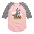 thumbnail image 1 of Lady and the Tramp - You Had Me At Spaghetti - Toddler And Youth Girls Raglan Graphic T-Shirt, 1 of 5