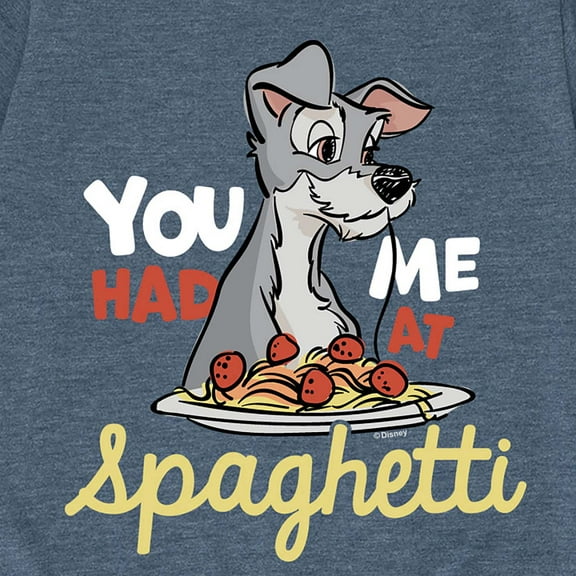 Lady and the Tramp - You Had Me At Spaghetti - Toddler And Youth Short Sleeve Graphic T-Shirt