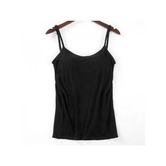Lady comfort without rims chest pad sports home camisole