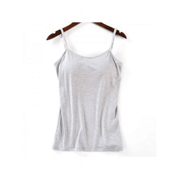 Lady comfort without rims chest pad sports home camisole