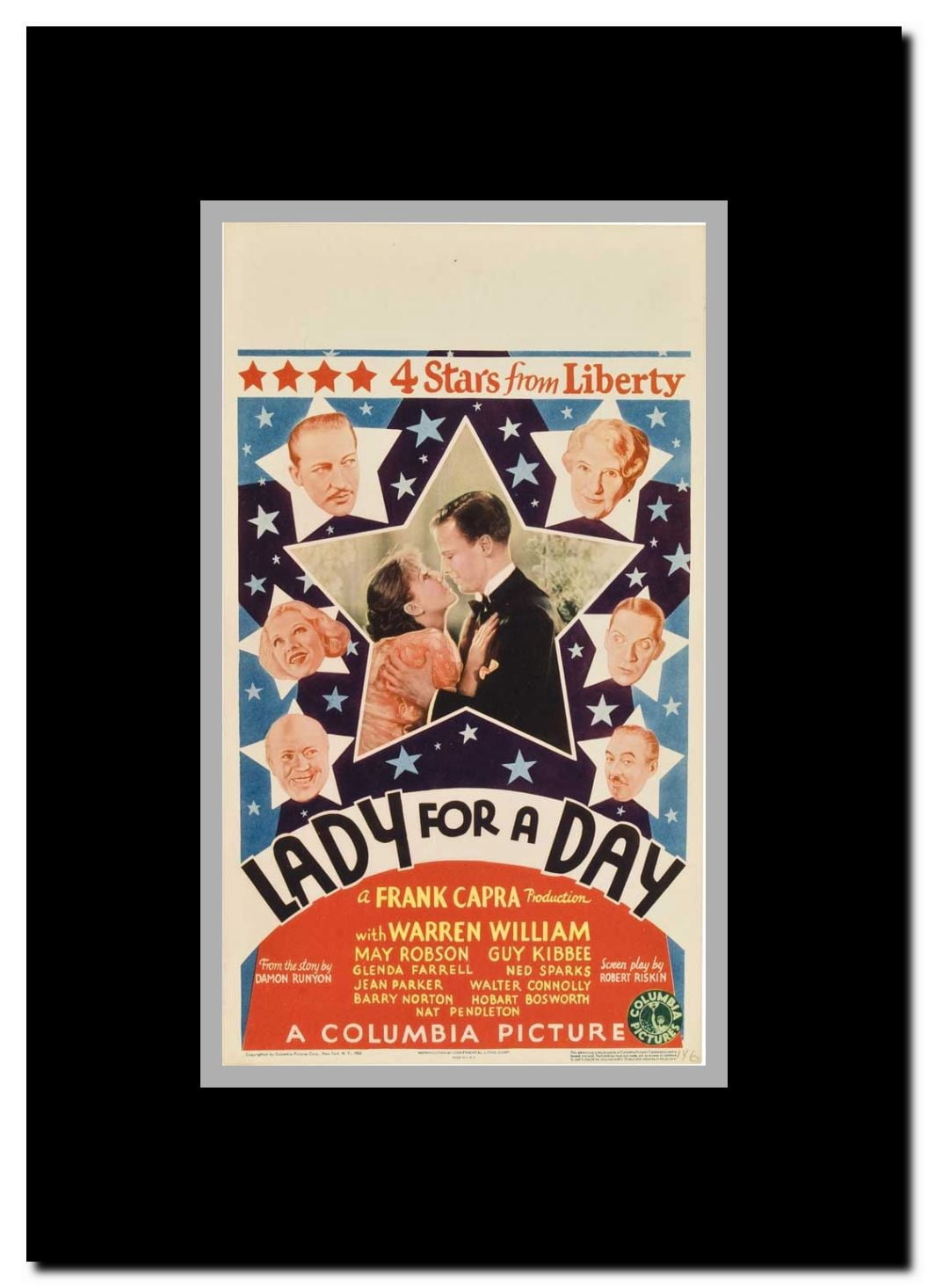 Lady for a Day Framed Movie Poster