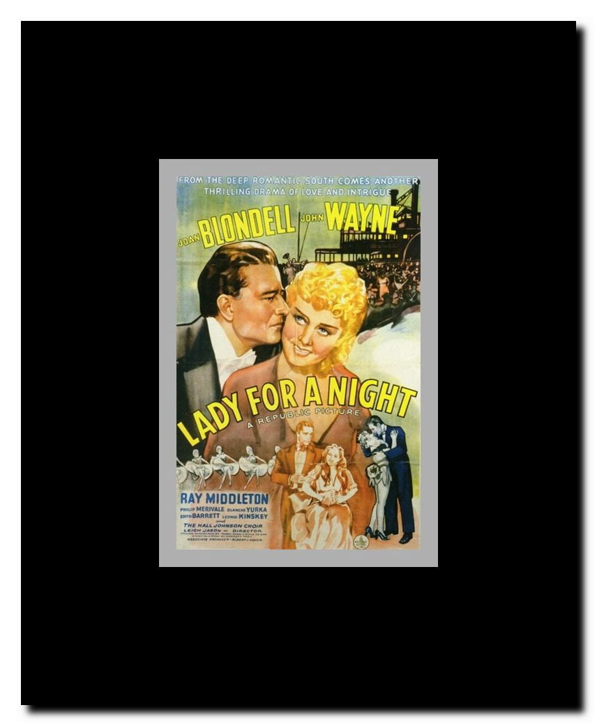 Lady for a Night Framed Movie Poster