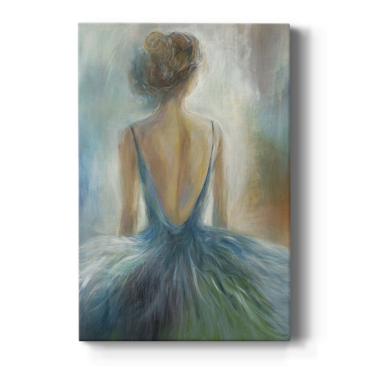 Lady in Blue Premium Gallery Wrapped Canvas - Ready to Hang
