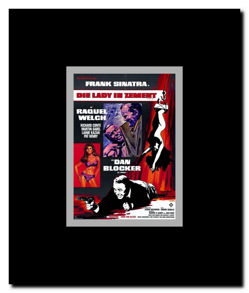Lady in Cement Framed Movie Poster