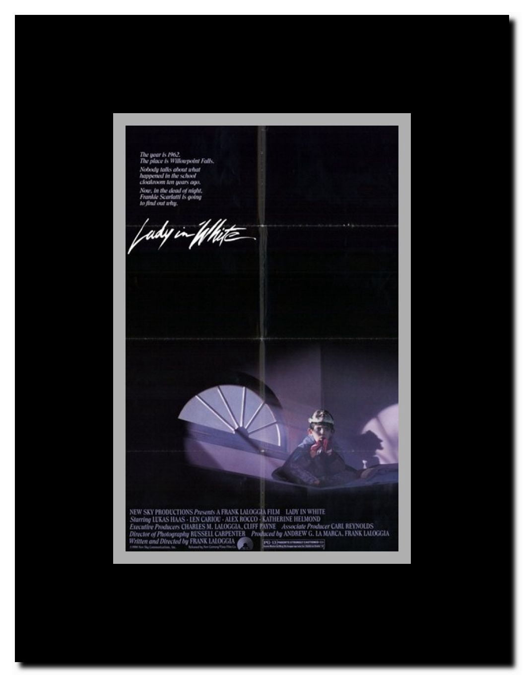 Lady in White Framed Movie Poster