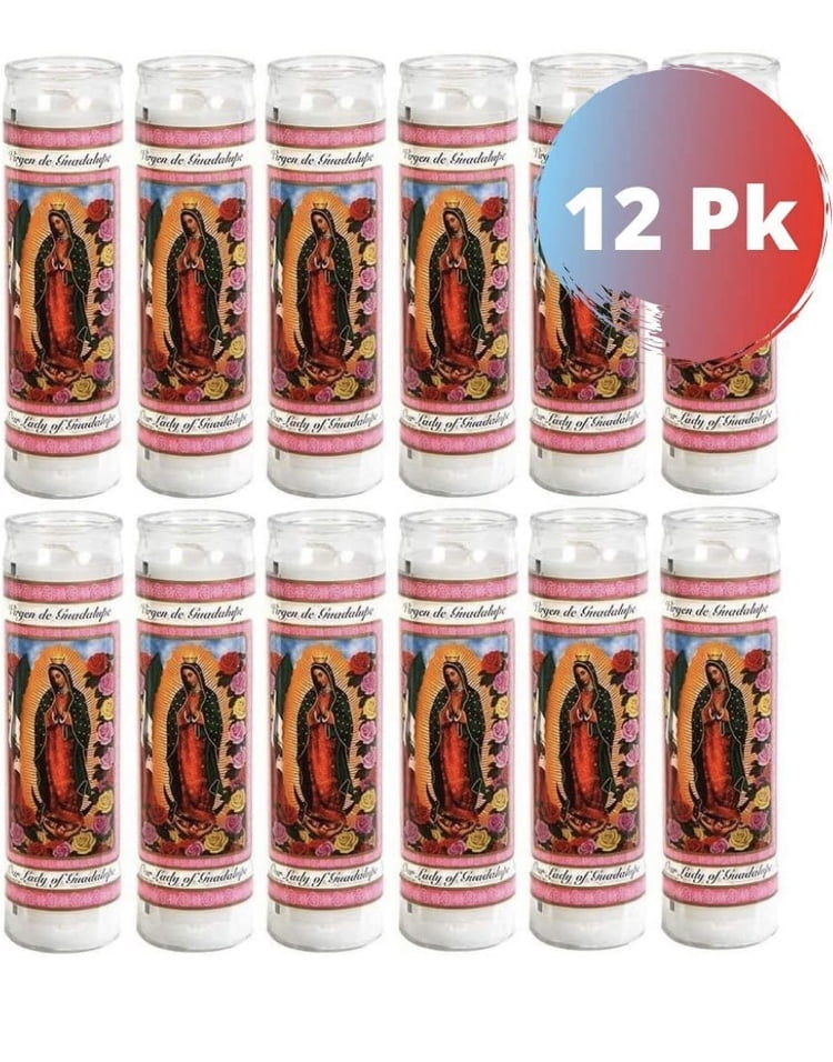 Lady of Guadalupe Religious Candle, Devotional, Vigil, Novena, Prayer