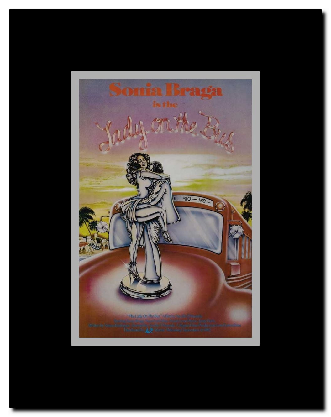 Lady on the Bus Framed Movie Poster