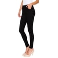 thumbnail image 1 of Lady's 4 Pocket Ponte Pants, Black, S, 1 of 5