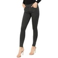 thumbnail image 1 of Lady's 4 Pocket Ponte Pants, Charcoal, M, 1 of 5