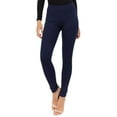 thumbnail image 1 of Lady's 4 Pocket Ponte Pants, Navy Blue, M, 1 of 5