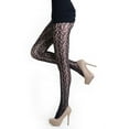 thumbnail image 1 of Lady's Fashion Designed Fish Net Full Length Pantyhose, Black-697, 1 of 4