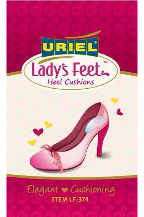 Lady's Feet Silicone Heel Cushions for High-Heeled Shoes